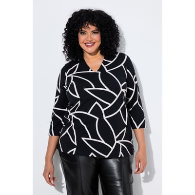 Blouse col calice et manches 3/4 ULLA POPKEN