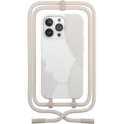 Coque avec cordon iPhone 13 Pro Max Tour de cou blanc WOODCESSORIES