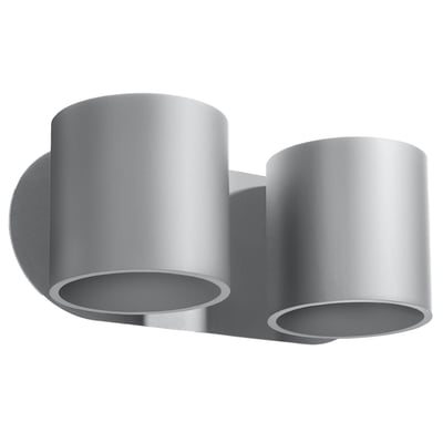 Applique Aluminium Gris G9 2 Orbis EDEN