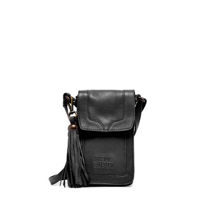 Étui téléphone cuir BASILIC PEPPER