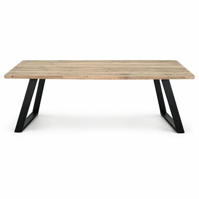 Table à manger extensible bois blanchi 200 cm COSTENTA PIER IMPORT