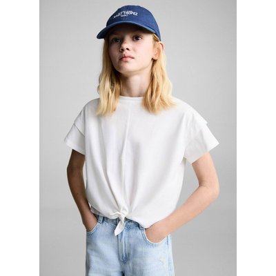 T-shirt coton détail nœud MANGO KIDS