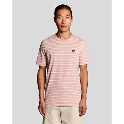 T-shirt en piqué à rayures bretonnes LYLE & SCOTT
