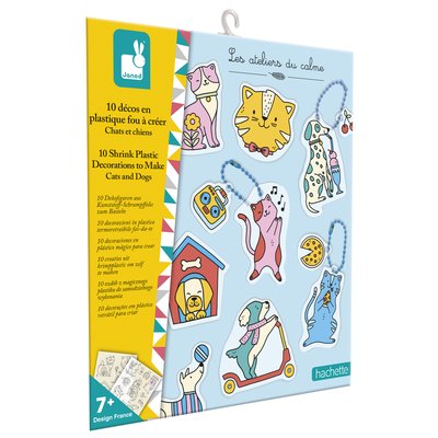 Plastique Fou - 10 Décos Chats Et Chiens JANOD