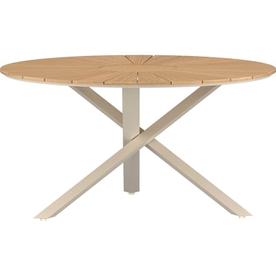 Table de jardin ronde en teck MEXICO RECOLLECTION