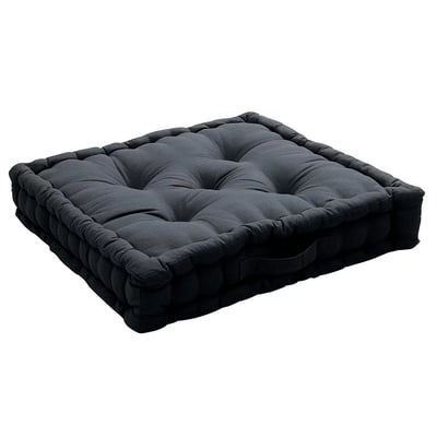 Coussin de sol uni en coton Panama EDEN