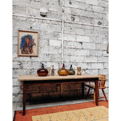 Table de ferme en bois Romy N°333 - Bon état DEBONGOUT