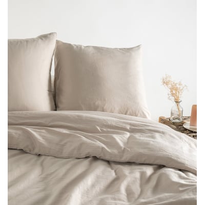 Taie d'oreiller SATIN DE COTON BIO LAVÉ KADOLIS