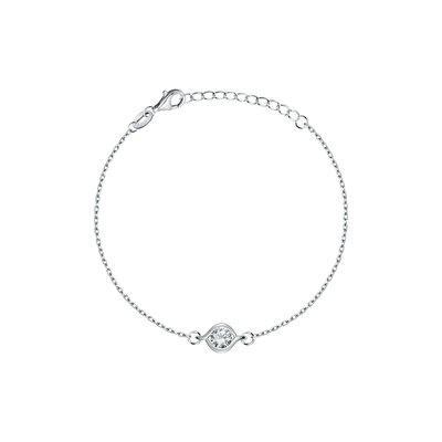 Bracelet en argent 925 et oxyde de zirconium CLEOR