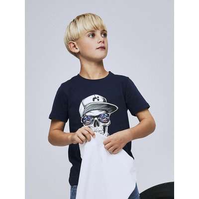 T-shirt a maniche corte, stampa con teschio NAME IT