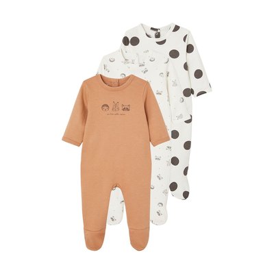 Lot de 3 dors-bien en interlock BASICS VERTBAUDET