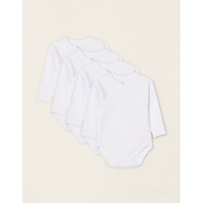 Pack 4 Bodies Croisés en Coton ZIPPY
