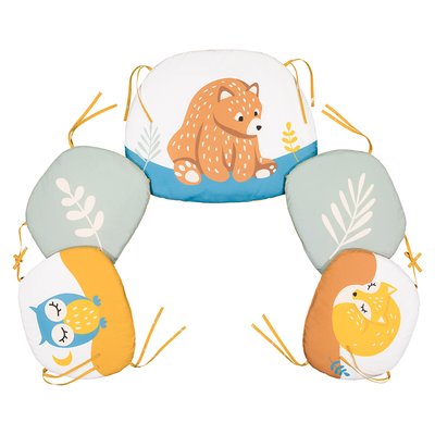 Tour de lit modulable percale imprimé SO'HOME
