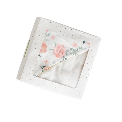 Cape de bain gaze de coton EAU DE ROSE VERTBAUDET