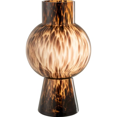 Vase boule en verre moucheté RECOLLECTION
