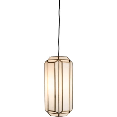 Suspension en verre et laiton antique RECOLLECTION