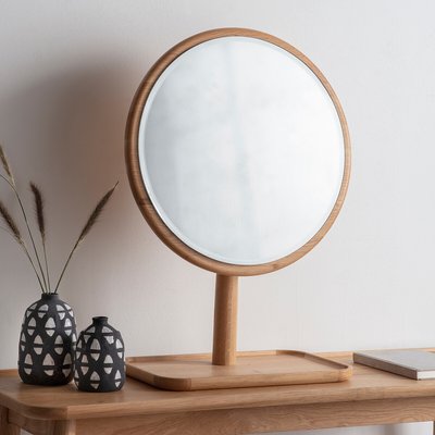 46 x 64cm Solid Oak Dressing Table Mirror SO'HOME