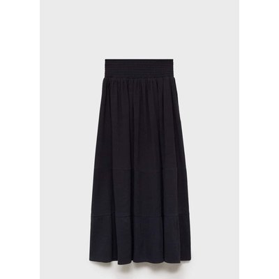 Jupe longue taille froncée MANGO TEEN