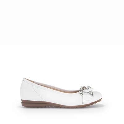 Ballerine compensée blanche best sale