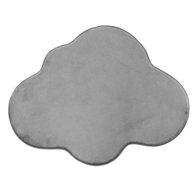Tapis de salon forme nuage extra-doux  90x70FLANELLE THE DECO FACTORY