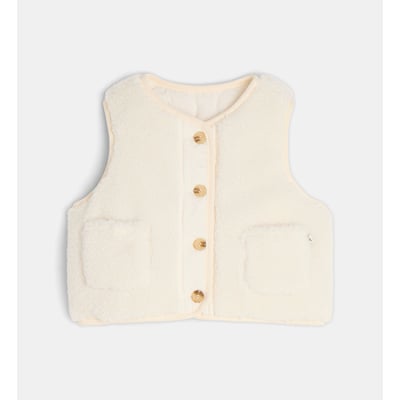 Veste sans manches toudou réversible façon sherpa CADET ROUSSELLE