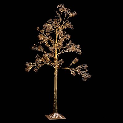 Arbre lumineux d intérieur doré H120cm 196 LED + transfo FEERIC LIGHTS & CHRISTMAS