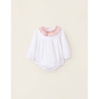 Body en Coton avec Col à Carreaux ZIPPY