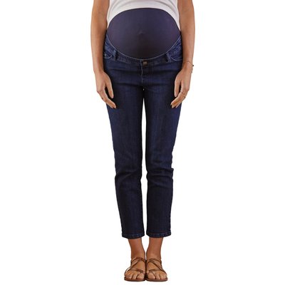Jean droit 7/8ème de grossesse bandeau sans couture VERTBAUDET