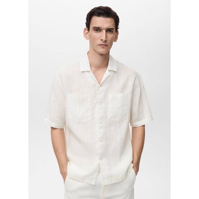 Chemise 100 % lin rayures tennis MANGO MAN