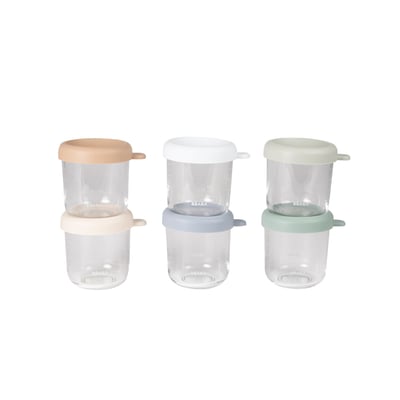 Coffret 6 portions en verre 250ml BEABA