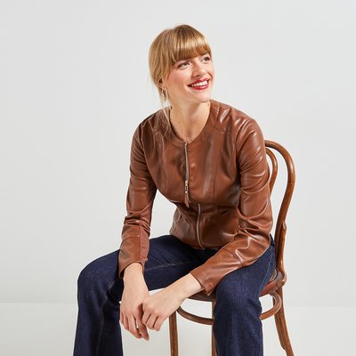 Blouson en simili GRAIN DE MALICE