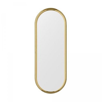 Miroir Mural Doré Angui Ovale H 78 X L 29 cm AYTM