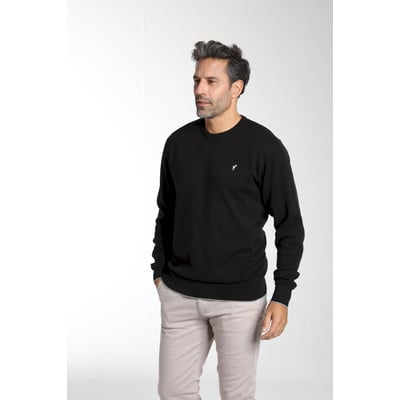 Pull col rond  en coton MILANO RDC GENTLEMAN FARMER