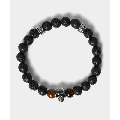Bracelet Perles Oeil de Tigre et Lave JOE BROWNS