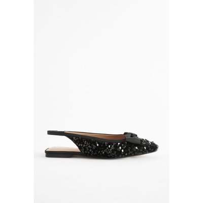 Chaussures à et nœud orné de sequins NEXT