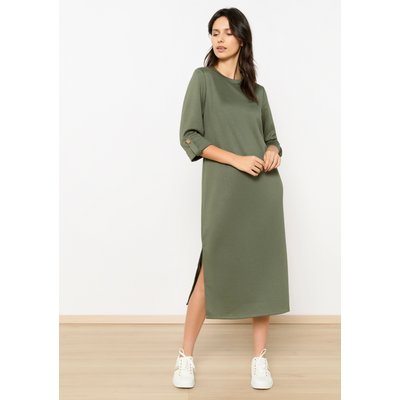Robe sweat droite à manches 3/4 LOLALIZA