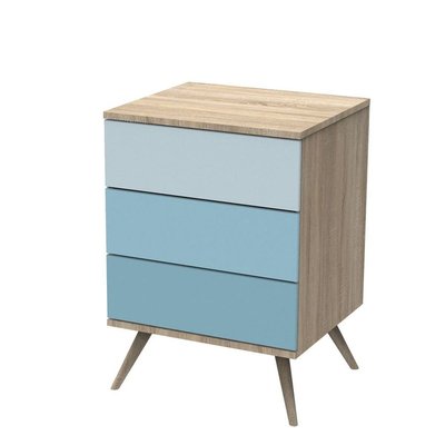 Commode 3 tiroirs en bois SAUTHON