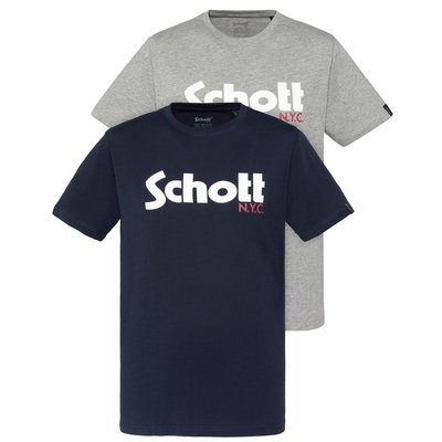 Lot de 2 T-shirts à logo SCHOTT