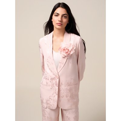 Blazer réalisé en tissu jacquard de viscose OLTRE
