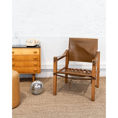 Fauteuil en cuir Jakob N°345 - Bon état DEBONGOUT