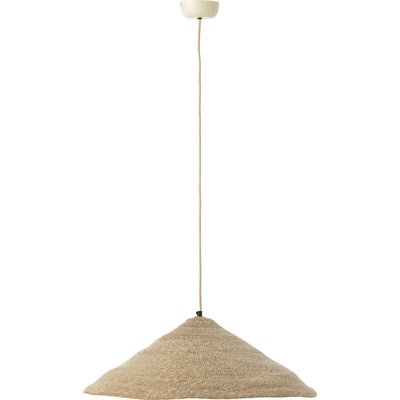 Lampe suspendue chapeau en rotin naturel style bohème RECOLLECTION