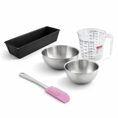 Set de 5 ustensiles de pâtisserie moule à gâteaux bols à mixer ZENKER