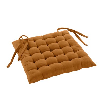 Assise matelassée en coton et polyester recyclé DOUCEUR D'INTÉRIEUR