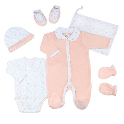 Kit naissance fille – OEKO-TEX® STANDARD 100 - Arc en ciel (6 pièces) TROIS KILOS SEPT