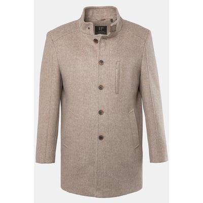 Manteau, laine mélangée et col montant JP1880