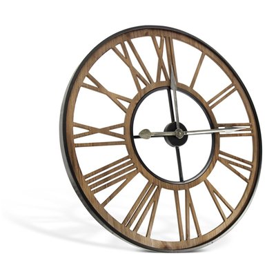 Grande horloge ancienne forge DECORATION D’AUTREFOIS