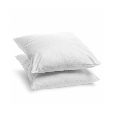 Lot de 2 oreillers ferme ANTI-ACARIENS BLEU CALIN