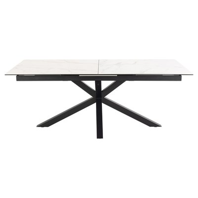 Table de salle à manger rectangulaire extensible en céramique 8/10 places L200/240 - NEIVA HELLIN, DEPUIS 1862