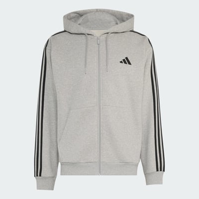 Sweat-Shirt À Capuche Zip Intégral French Terry 3 Bandes Essentials Sweat-Shirt À Capuche Zip Intégral French Terry 3 Bandes Essentials ADIDAS SPORTSWEAR