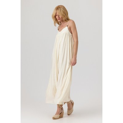 Robe longue en tissu léger avec fines bretelles ajustables CYNDELLE ARTLOVE